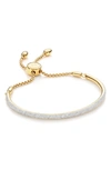 Monica Vinader Fiji Diamond Pave Toggle Petite Bracelet (online Trunk Show) In Y Gold