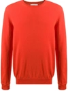 Pringle Of Scotland Round Neck Jumper In Orange