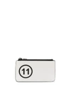 Maison Margiela 11 Zip Cardholder In White