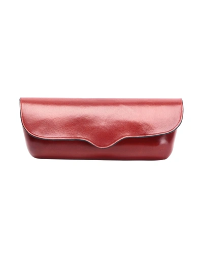 Il Bussetto Glasses Cases In Brick Red