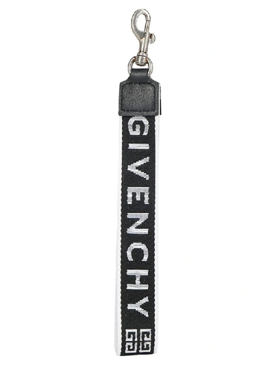 Givenchy Key Ring In Black/white