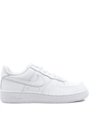 Nike Kids' Air Force 1 "white On White" Sneakers