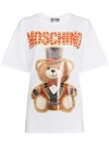Moschino Oversized Printed Cotton-jersey T-shirt In White