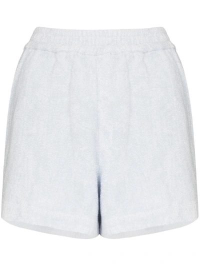 Terry Towelling Terry Cruise Cotton-terry Shorts In Blue