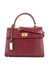 Sandra J Jackie Mini Tote In Purple