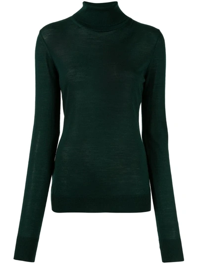 Ports 1961 Slim Fit Polo Neck In Green