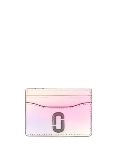 Marc Jacobs The Snapshot Airbrush Card Case In Pink