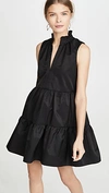 Amanda Uprichard Sleeveless Saffron Dress - S In Black
