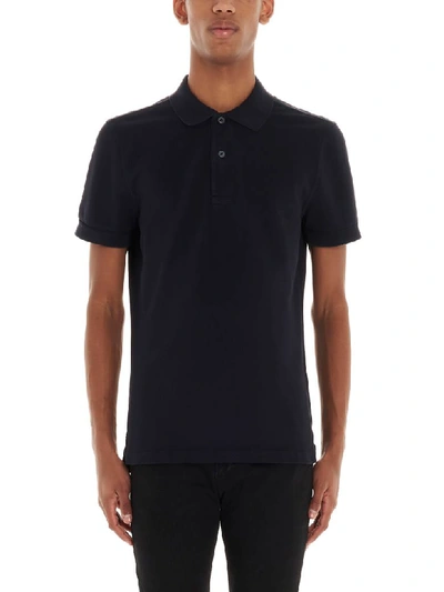 Tom Ford Tennis Polo In Blue
