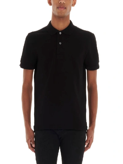 Tom Ford Tennis Polo In Black