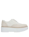 Hogan Lace-up Shoes In White