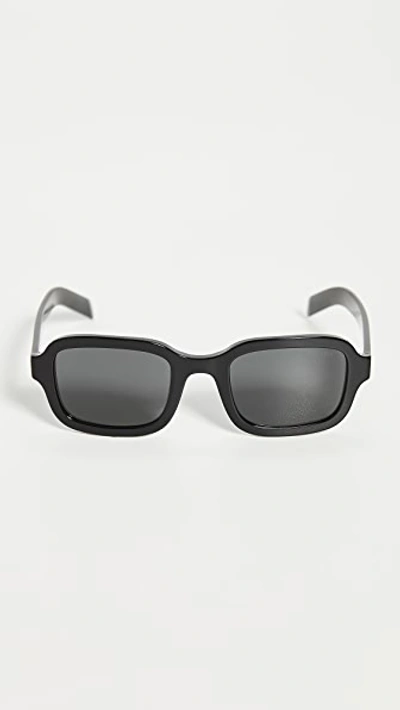 Prada Square Sunglasses In Black/grey