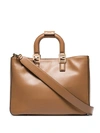 Fendi Medium Twins Tote Bag In Brown