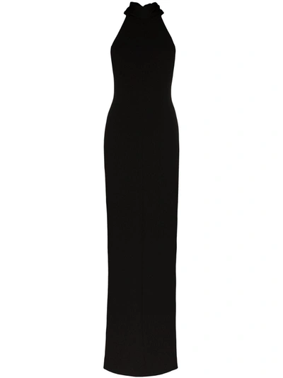 mini dress halter top Hallie Satin Halter Neck Mini Dress Small main image 1