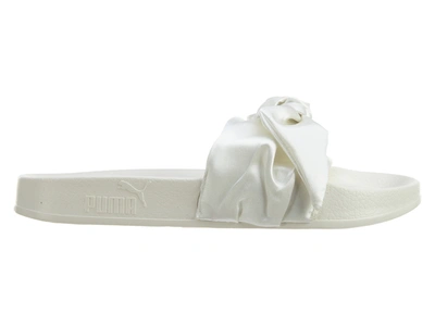 Pre-owned Puma Bow Slide Marshmallow  Silver (women's) In Marshmallow/ Silver