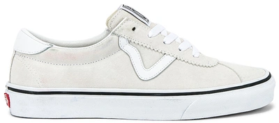 Pre-owned Vans  Sport Suede White In White/white