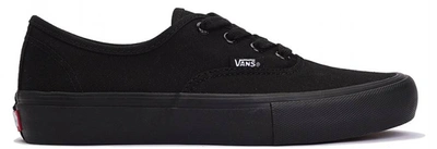 Pre-owned Vans  Authentic Pro Black In Black/black