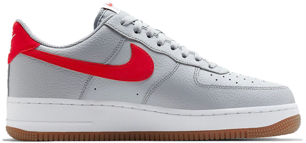 air force 1 wolf grey university red