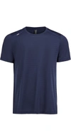 Rhone Essentials Solid Crewneck T-shirt In Navy