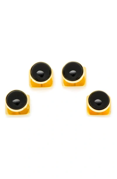 Cufflinks, Inc Onyx Shirt Studs In Black