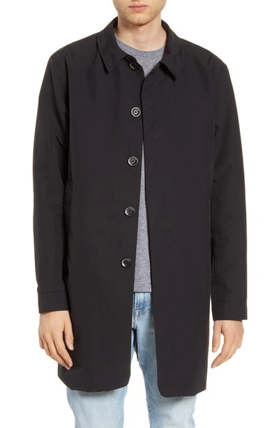 Herschel Supply Co Waterproof Mac Coat In Black