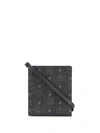 Mcm Visetos Original Smartphone Case With Strap In Black