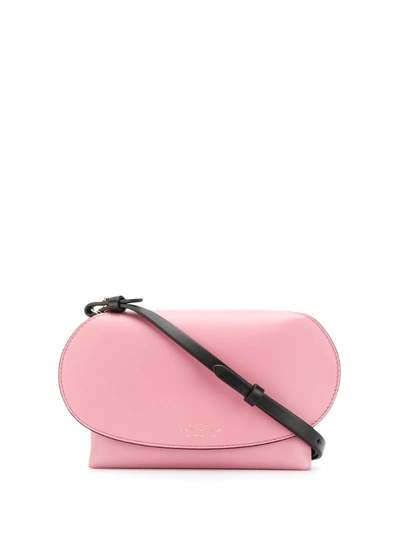 Smythson Mini Pillow Cross-body Bag In Pink