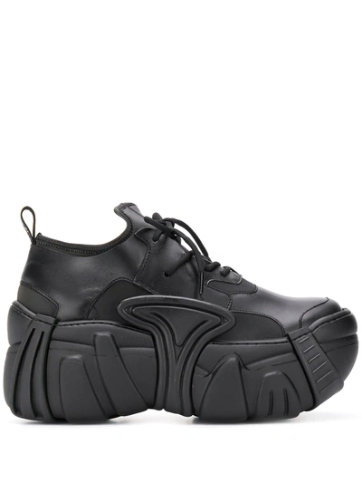 Swear Element Platform Sneakers In Black