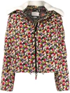 La Doublej X Mantero Cortina Granny Print Puffer Jacket