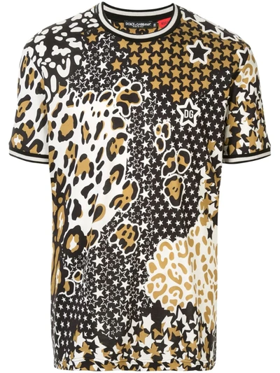 Dolce & Gabbana Graphic Print T-shirt In Multicolour