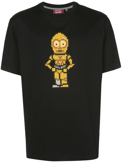 Mostly Heard Rarely Seen 8-bit Bionic Printed T-shirt In Black