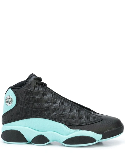 Nike Air Jordan 13 Island Green In Black