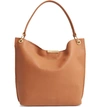 Ted Baker Candiee Bow Leather Hobo - Brown In Tan