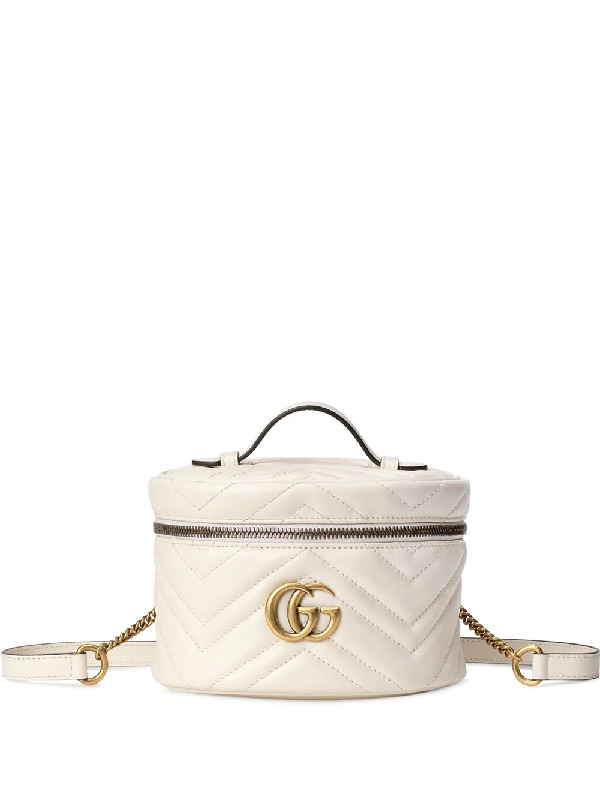white mini backpack