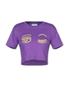 Chiara Ferragni T-shirts In Purple