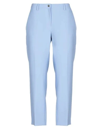 Versace Casual Pants In Lilac