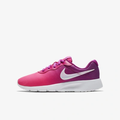 Nike Tanjun Print Big Kids' Shoe (hyper Violet) - Clearance Sale In Hyper Violet,deadly Pink,pink Blast