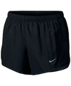 Nike Kids' Big Girls Dri-fit Tempo Running Shorts In Black