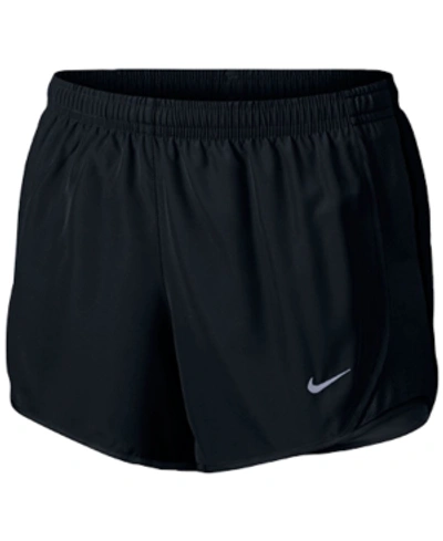 Nike Kids' Big Girls Dri-fit Tempo Running Shorts In Black