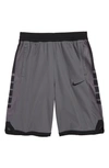 Nike Kids' Dry Elite Basketball Shorts In Grey