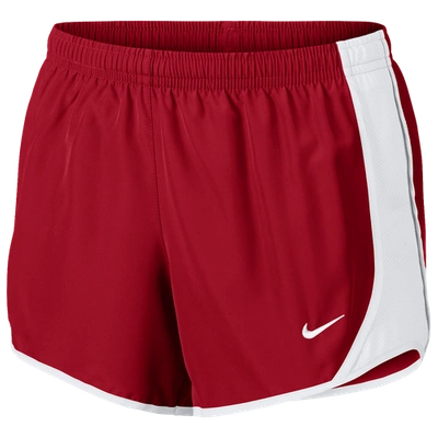 Nike Kids' Big Girls Dri-fit Tempo Running Shorts, Plus Sizes In Sport Red/white