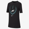Nike (nfl Eagles) Big Kids' T-shirt In Black
