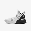 Nike Lebron Soldier 13 Flyease Big Kids' Basketball Shoe In White,black,white