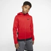 Nike Therma Elite Big Kids' (boys') Full-zip Basketball Hoodie In Red