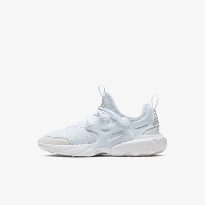 Nike React Presto Big Kids' Shoe In White/white/white