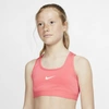 Nike Big Kids' (girls') Sports Bra In Pink