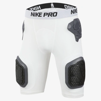 Nike Pro Big Kids' (boys') Hyperstrong Football Shorts In White