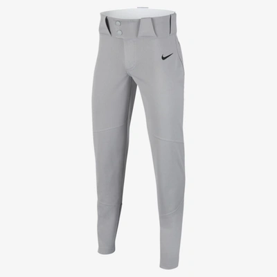 Nike Vapor Select Big Kids' (boys') Baseball Pants In Wolf Grey,black