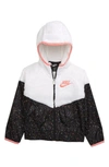 Nike Sportswear Windrunner Little Kids' Sherpa Jacket (white)