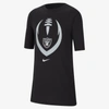 Nike Big Kids' T-shirt In Black